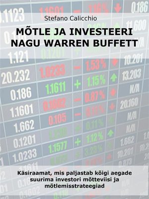 cover image of Mõtle ja investeeri nagu Warren Buffett